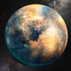 Artist’s rendition of “Planet 10.” (Image: Heather Roper/LPL)